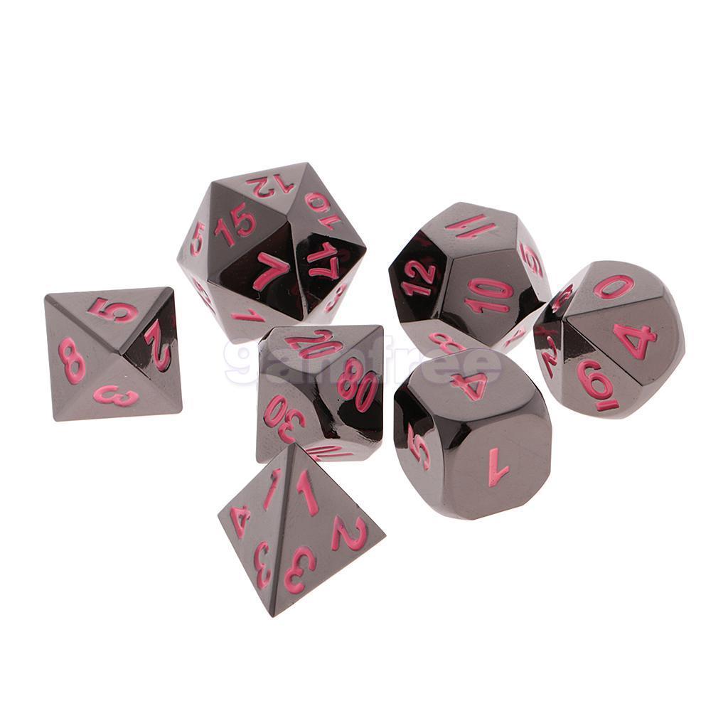 7-Pcs-Zinc-Alloy-Multisided-Dice-Set-Role-Playing-Games-DiceS-Gadget-With-Bag-1262270-4