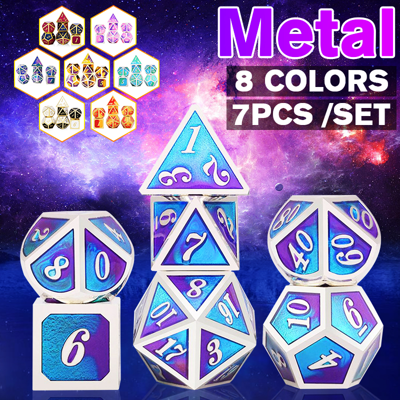 7PCSSET-Creative-Metal-Multi-faced-Dice-Set-Heavy-Duty-Polyhedral-Dices-Role-Playing-Game-Party-Game-1584212-1