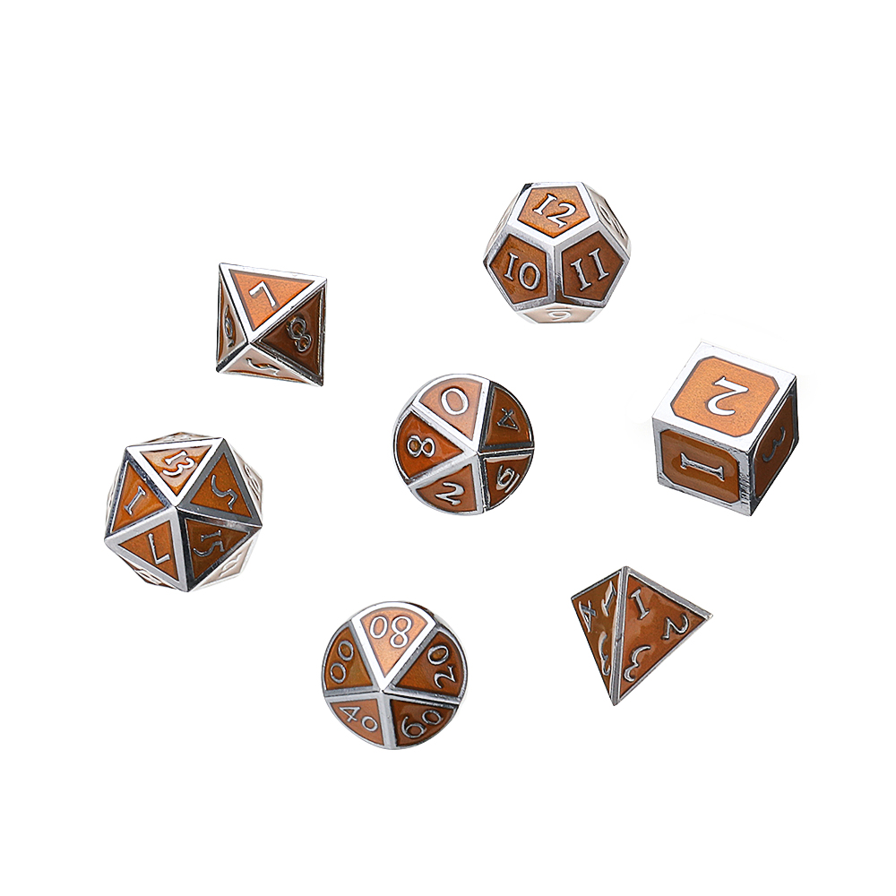 7Pcs-Antique-Metal-Polyhedral-Dices-With-Bag-Copper-Color-For-Dungeons-Dragons-Game-1446543-2