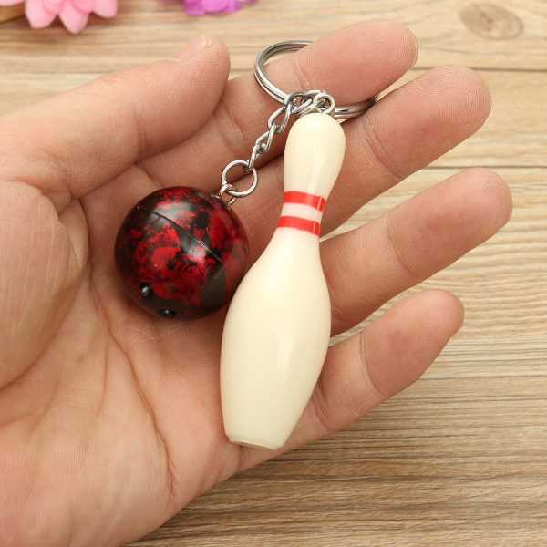 EDC-Gadgets-Keychain-Mini-Bowling-Pin-and-Ball-Keychain-Key-Ring-Keyfob-1159935-9