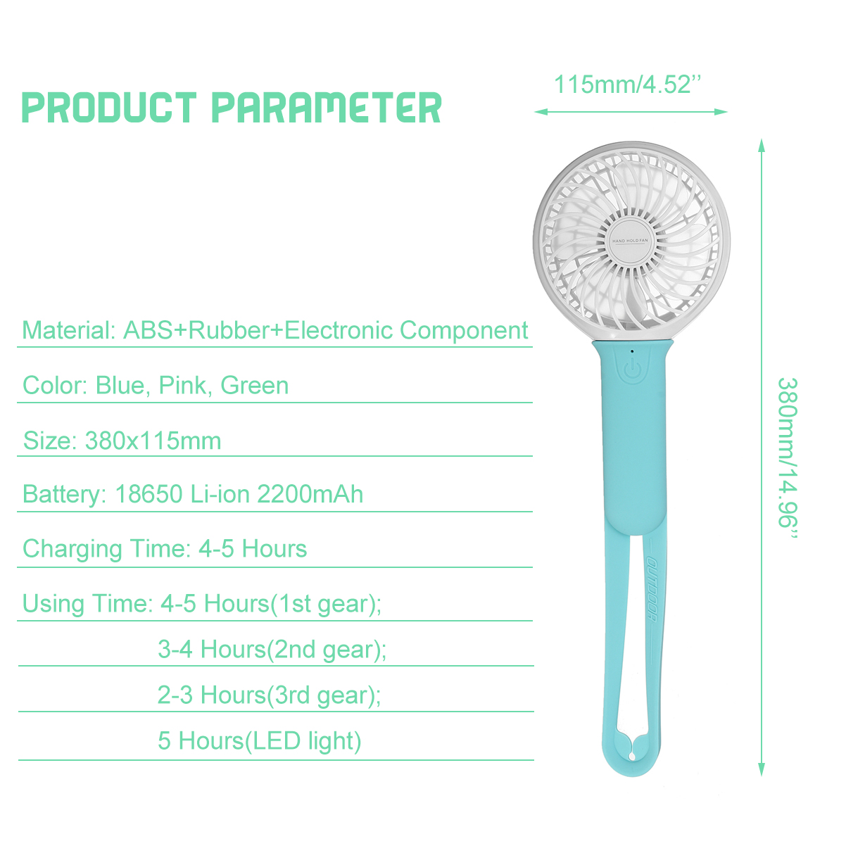 USB-Cooling-Fan-Portable-Handheld-Fan-3-Speed-Mini-Fan-LED-light-2200mAh-Battery-Hanging-Fan-1520360-9