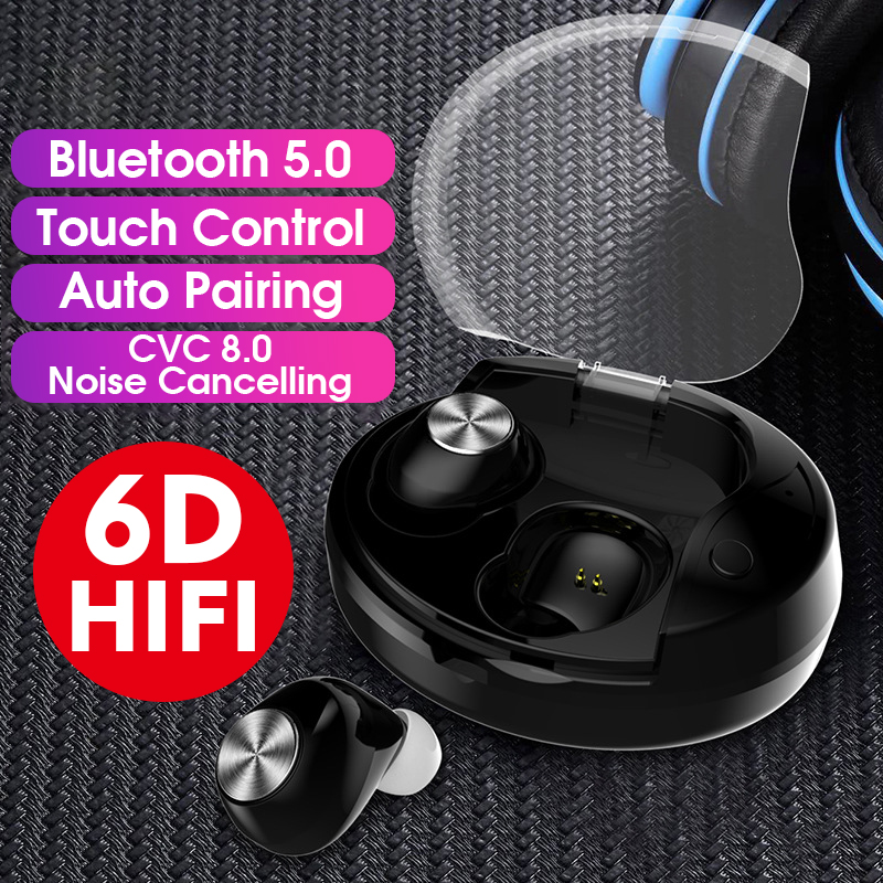 True-Wireless-Mini-bluetooth-50-TWS-Earbuds-Dual-Noise-Cancelling-Touch-Control-Waterproof-Earphone--1452372-1