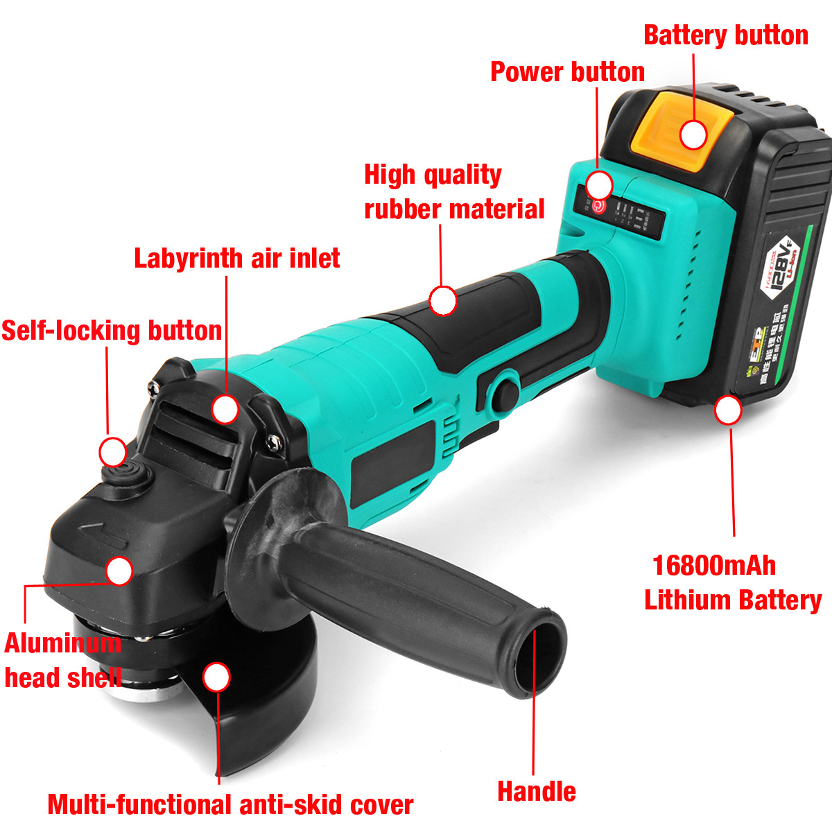 128VF-1300W-10000RPM-Cordless-Brushless-Angle-Grinder-with-16800mAh-Li-Ion-Battery-1520444-4