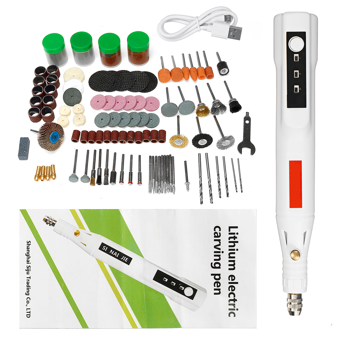 Mini-Electric-Rotary-Grinder-Pen-Drill-Nail-Polishing-Machine--161PCS-Accessories-1855789-8