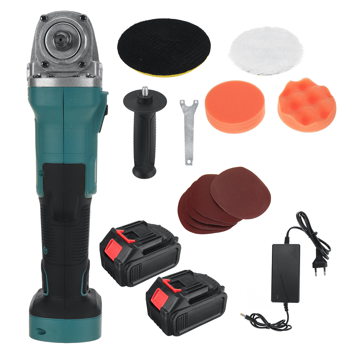 VIOLEWORKS-288VF-1580W-Cordless-Polisher-Car-Polishing-Tool-Sander-Buffing-Waxing-Machine-For-Makita-1916380-9