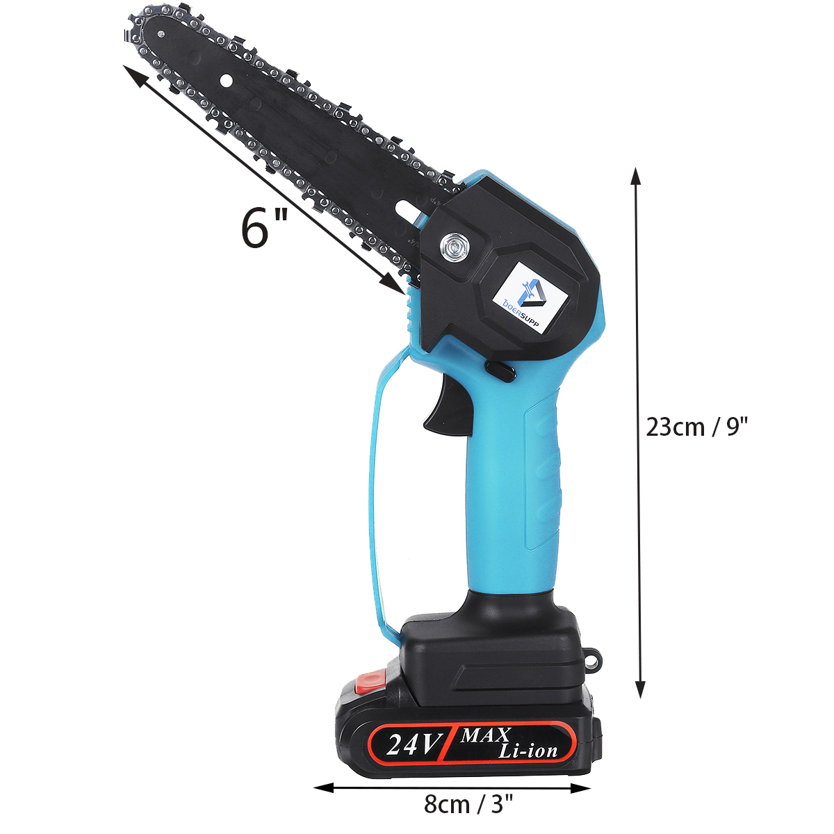 1500W-6Inch-Cordless-Electric-Chain-Saw-Wood-Mini-Cutter-One-Hand-Saw-Woodworking-Tool-W-2pcs-Batter-1833878-12