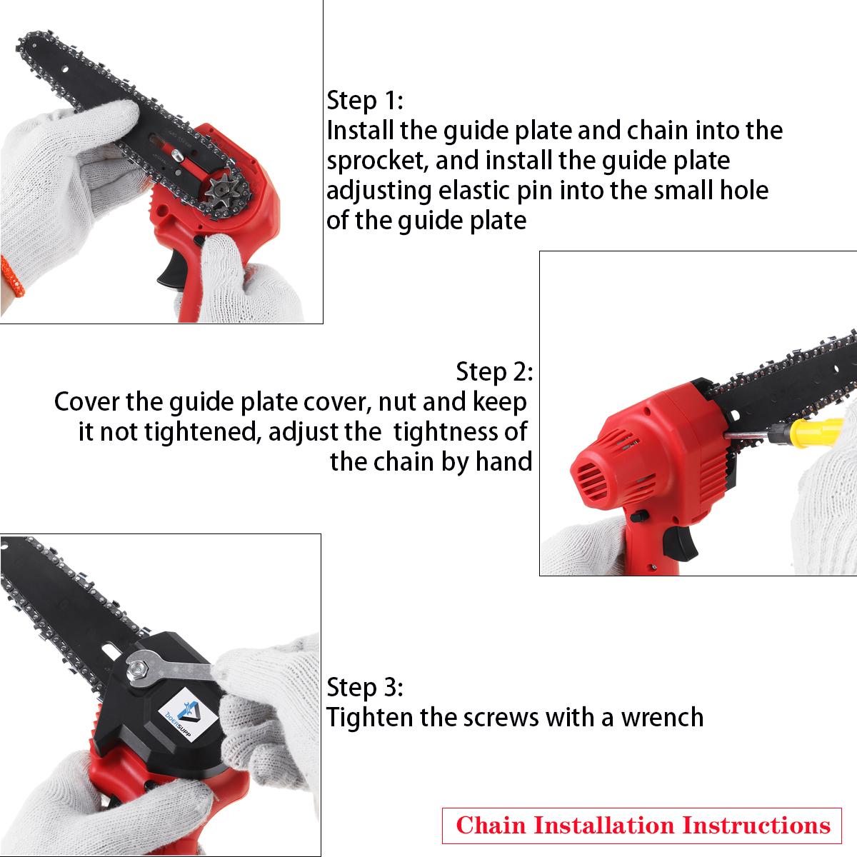 1500W-6Inch-Cordless-Electric-Chain-Saw-Wood-Mini-Cutter-One-Hand-Saw-Woodworking-Tool-W-2pcs-Batter-1833878-10