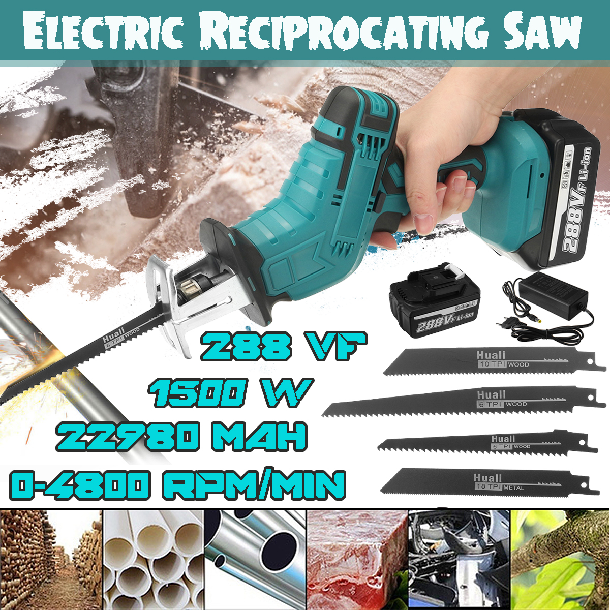 288VF-Cordless-Reciprocating-Saw-4-Blades-Wood-Metal-Cutting-Recip-Prunning-Saw-W-1pc-or-2pcs-Batter-1784770-2