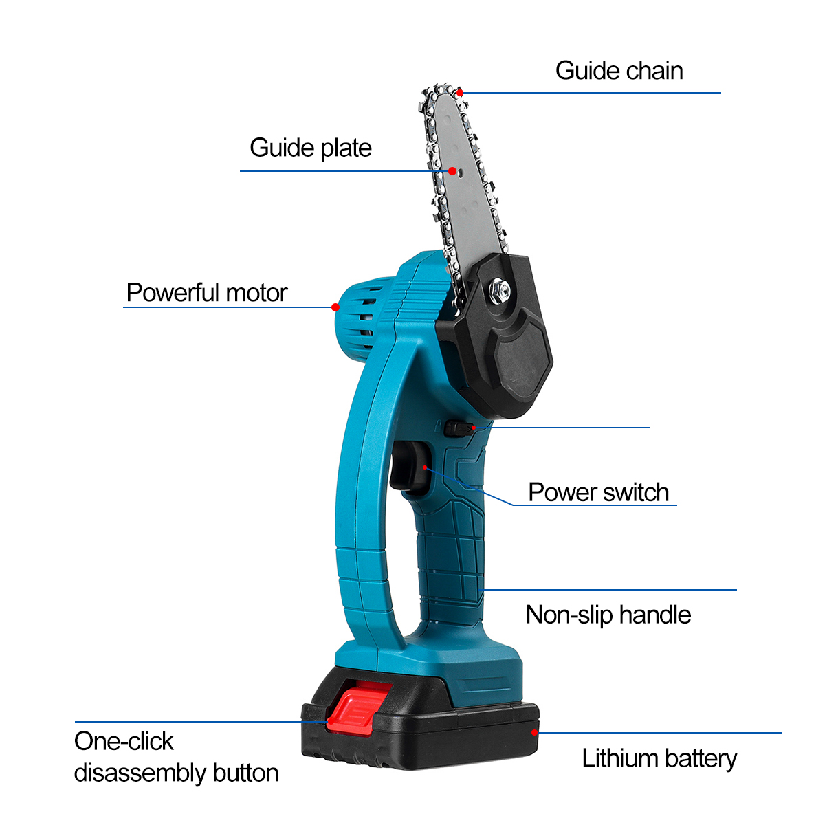 4-Inch-24V-Cordless-Electric-Chainsaw-Protable-Tree-Branch-Wood-Cutting-Saw-W-01pc2pcs-Batteries-1803311-10