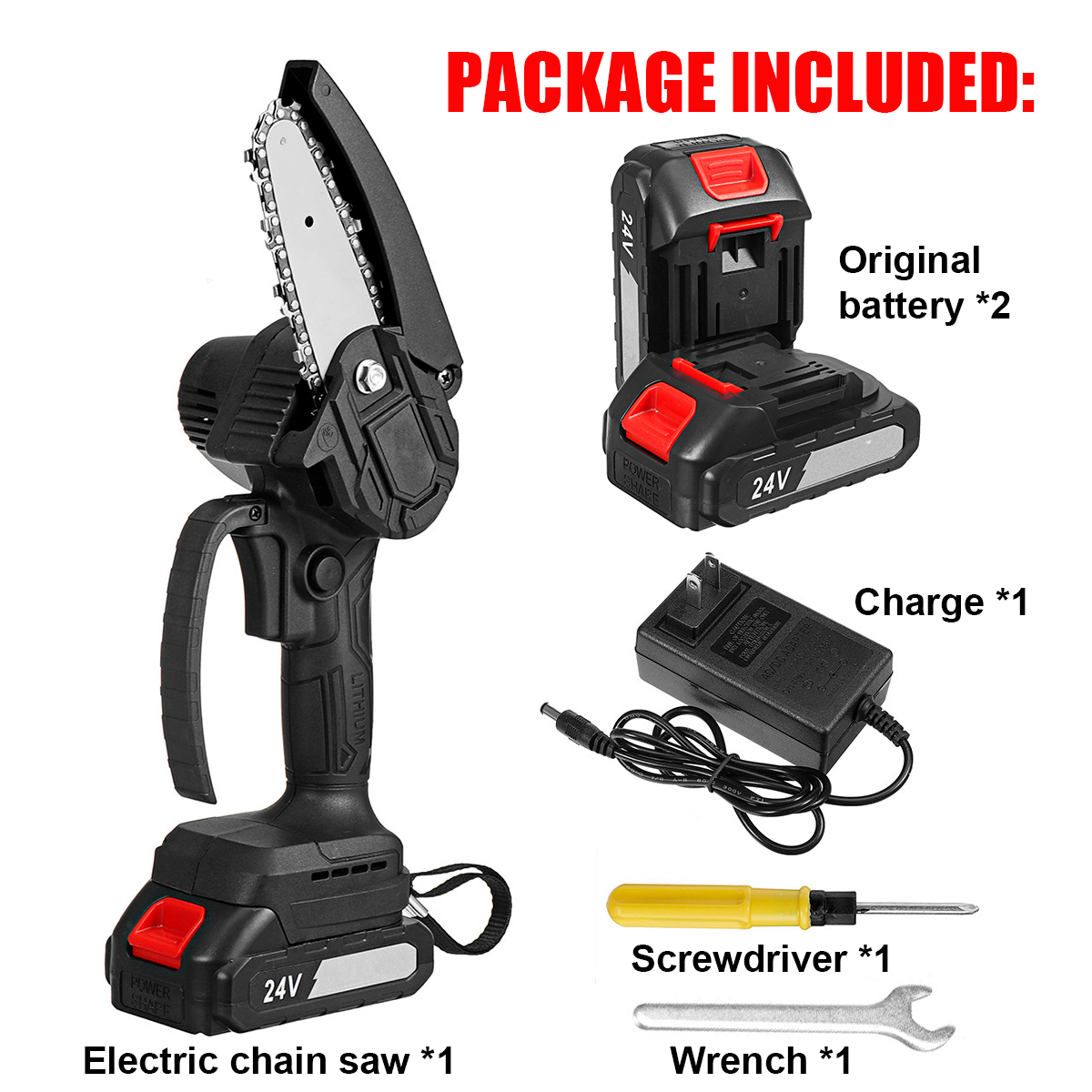 4inch-24V-Rechargeable-Brushless-Electric-Chain-Saw-Woodworking-Tool-Wood-Cutter-ChainSaws-W-12pcs-B-1858870-4