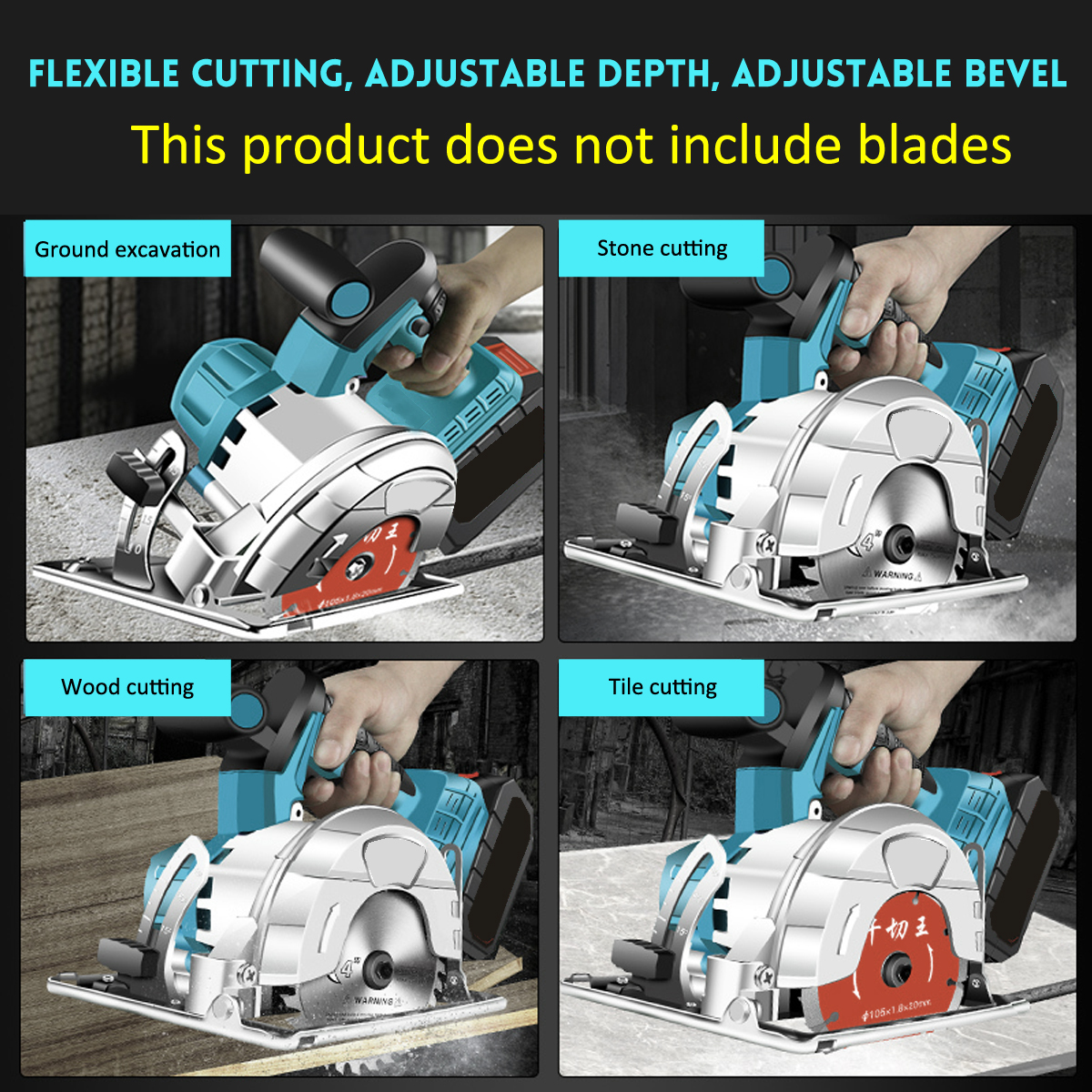 5000RPM-Electric-Circular-Saw-Multifunction-Cutting-Machine-W-1-Battery-For-Makita-1870566-4