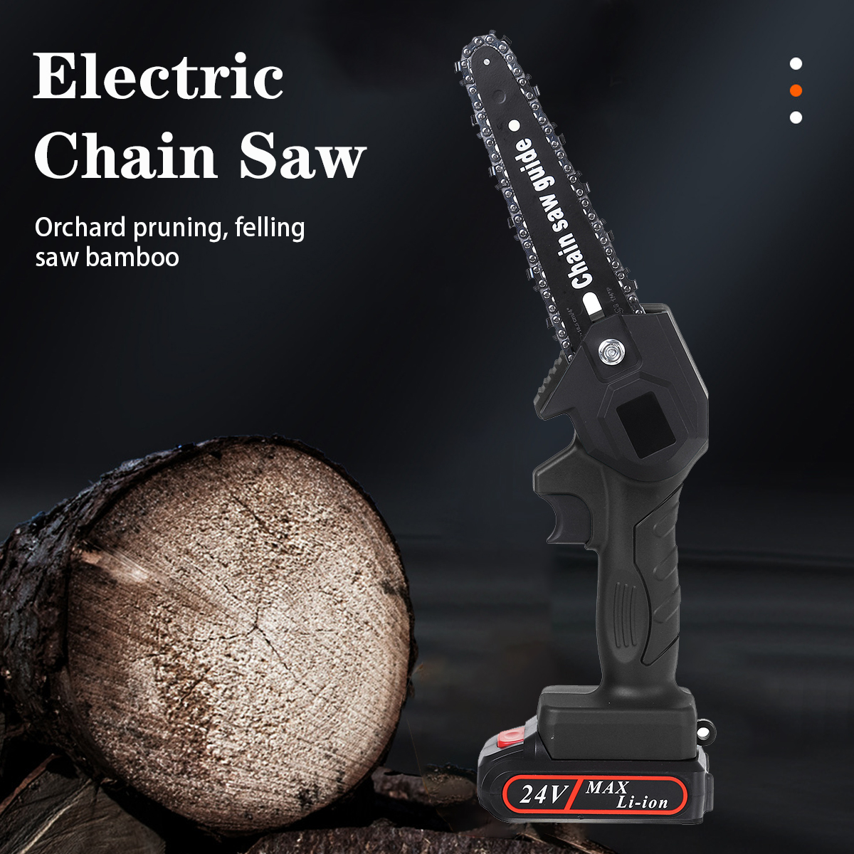 DC-24V-6-Inch-Cordless-Electric-Chain-Saw-Wood-Mini-Cutter-550W-One-Hand-Saw-with-2Pcs-Batteries-Woo-1817668-2