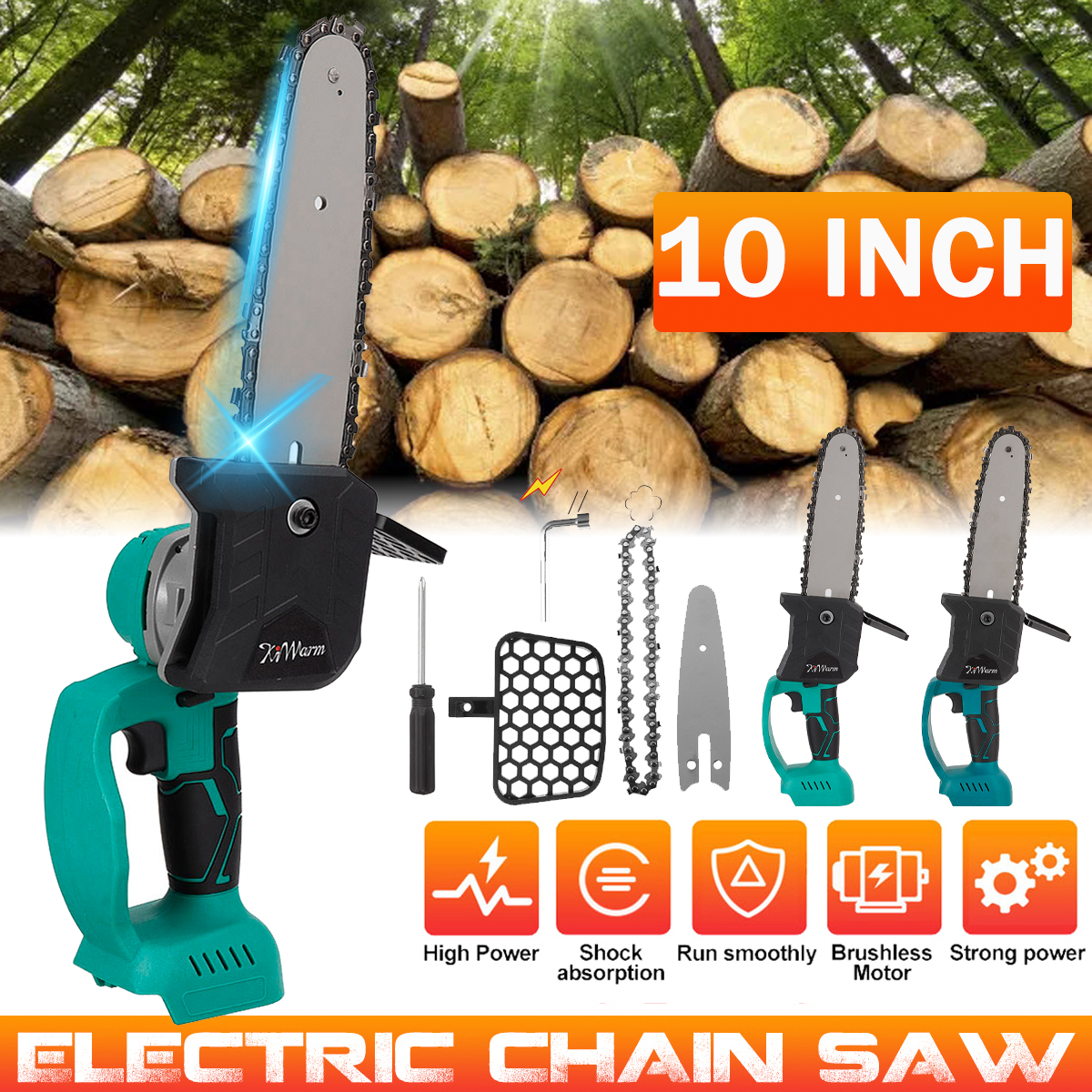 KIWARM-10-Inch-Portable-Electric-Saw-Pruning-Chain-Saw-Rechargeable-Woodworking-Power-Tools-Wood-Cut-1918536-1
