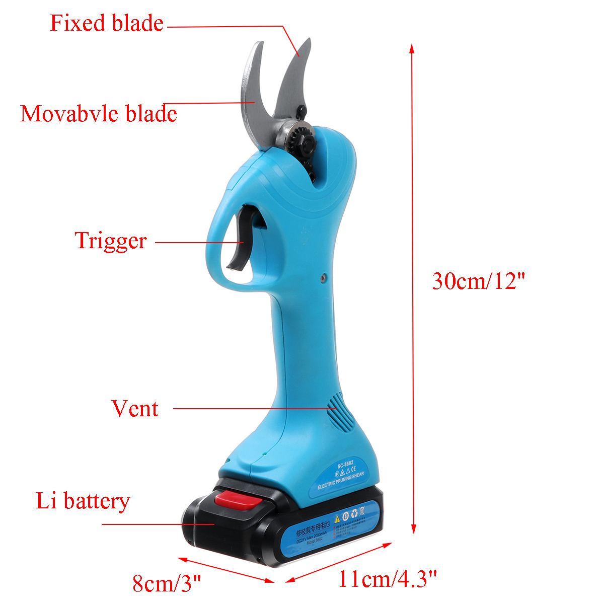 21V-30mm-Electric-Pruning-Scissors-Branch-Cutter-Garden-Tool-With-2-Rechargeable-Battery-1753357-7