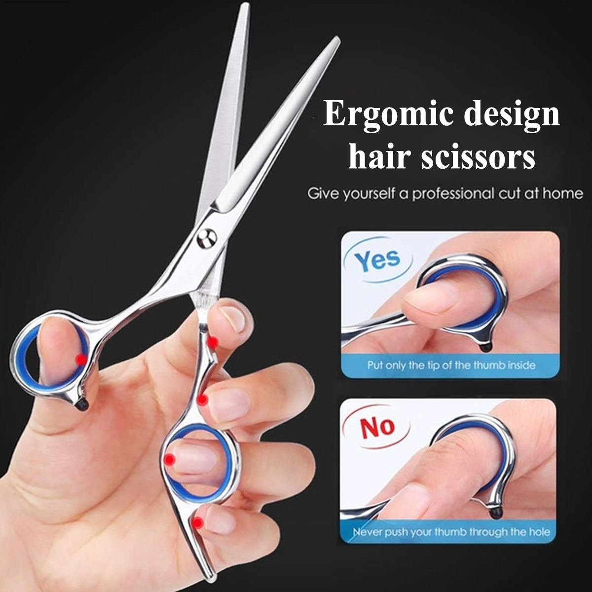 9pcs-Hair-Scissors-Cutting-Thinning-Shears-Comb-Clips-Scissors-Kit-1691855-2