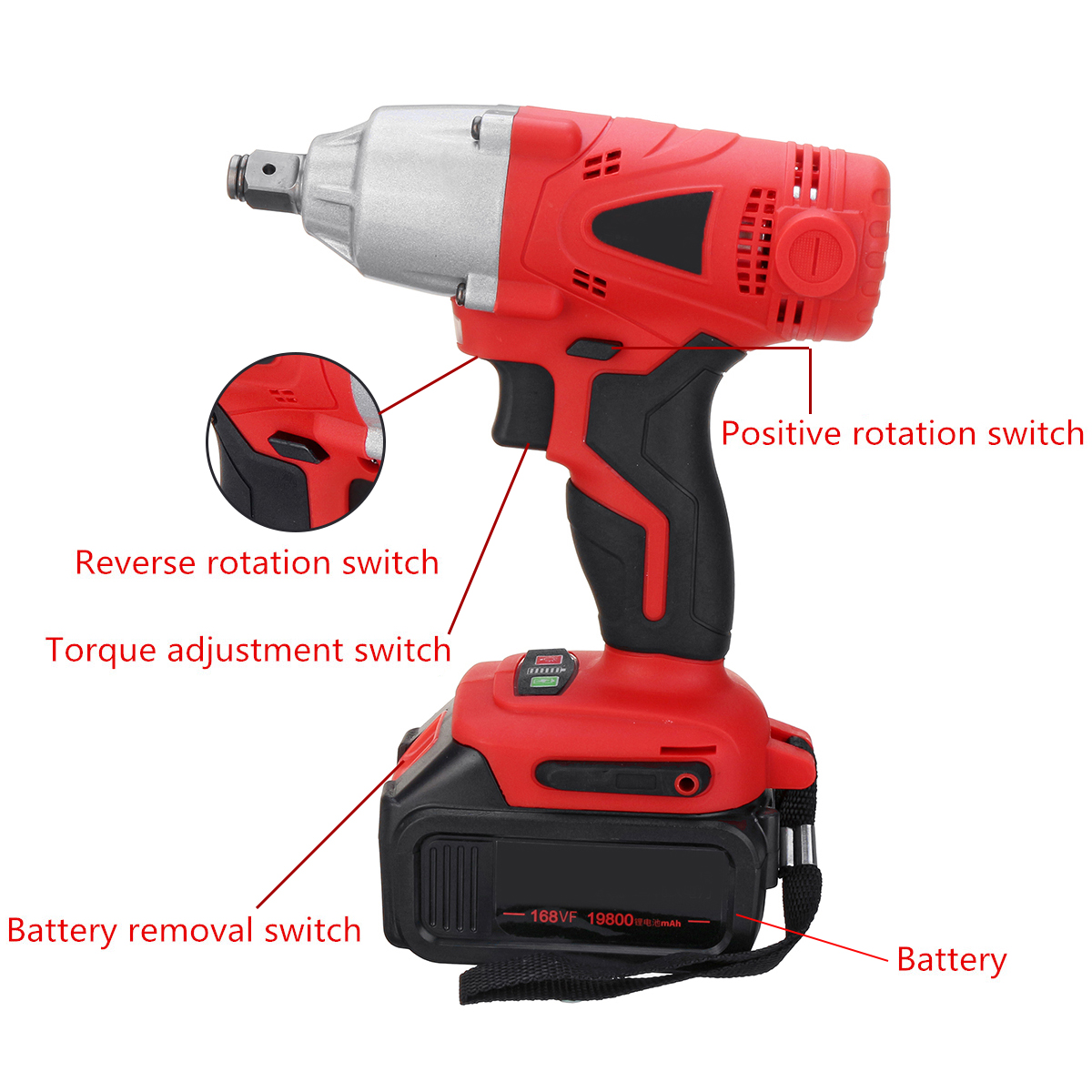 168VF-19800mAh-LED-Electric-Cordless-Impact-Wrench-Li-ion-Power-Torque-Drill-Screwdriver-1457166-4