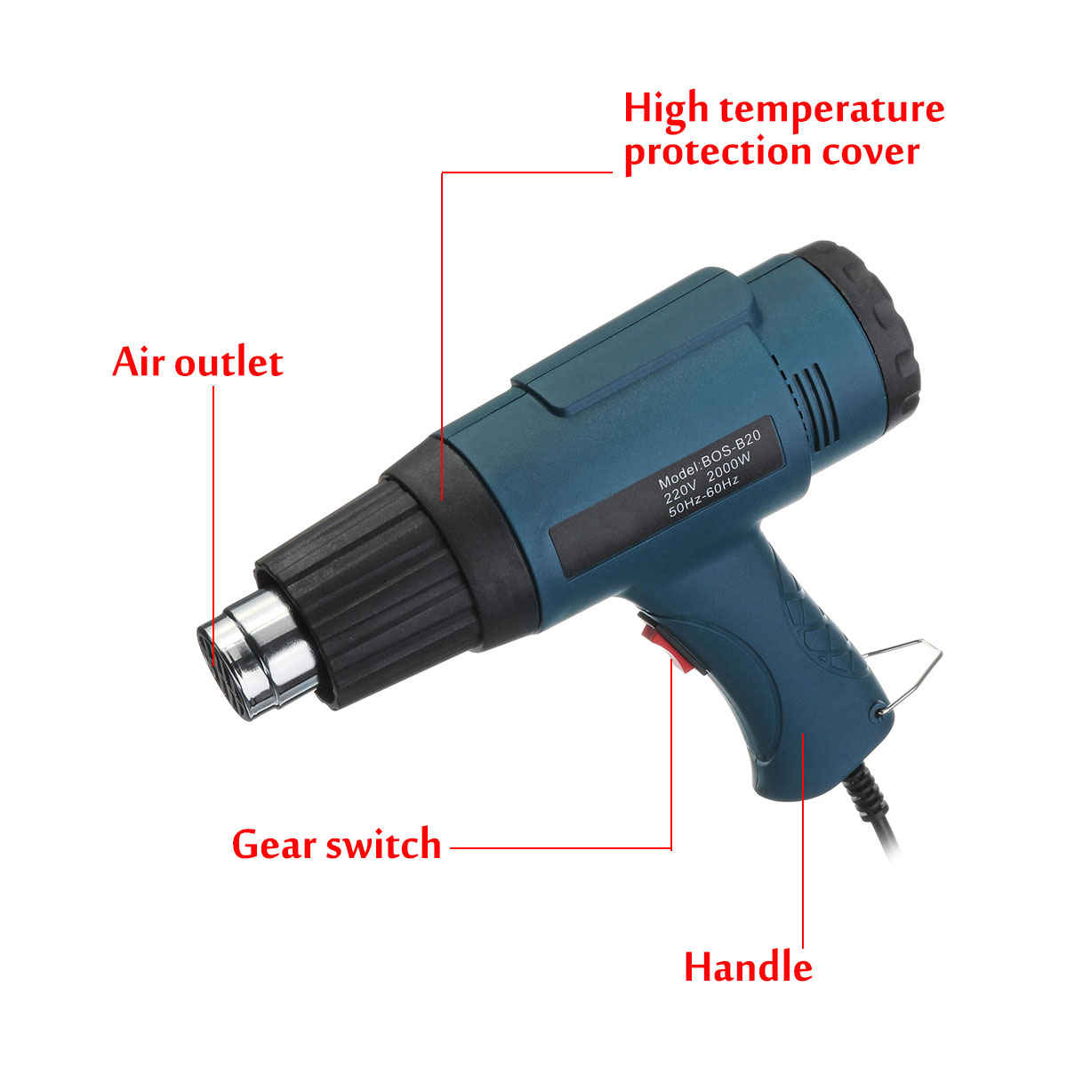 2000W-220V-Industrial-Adjustable-Temperature-Hot-Air-Blower-Rework-Station-with-2Pcs-Nozzles-1525053-5