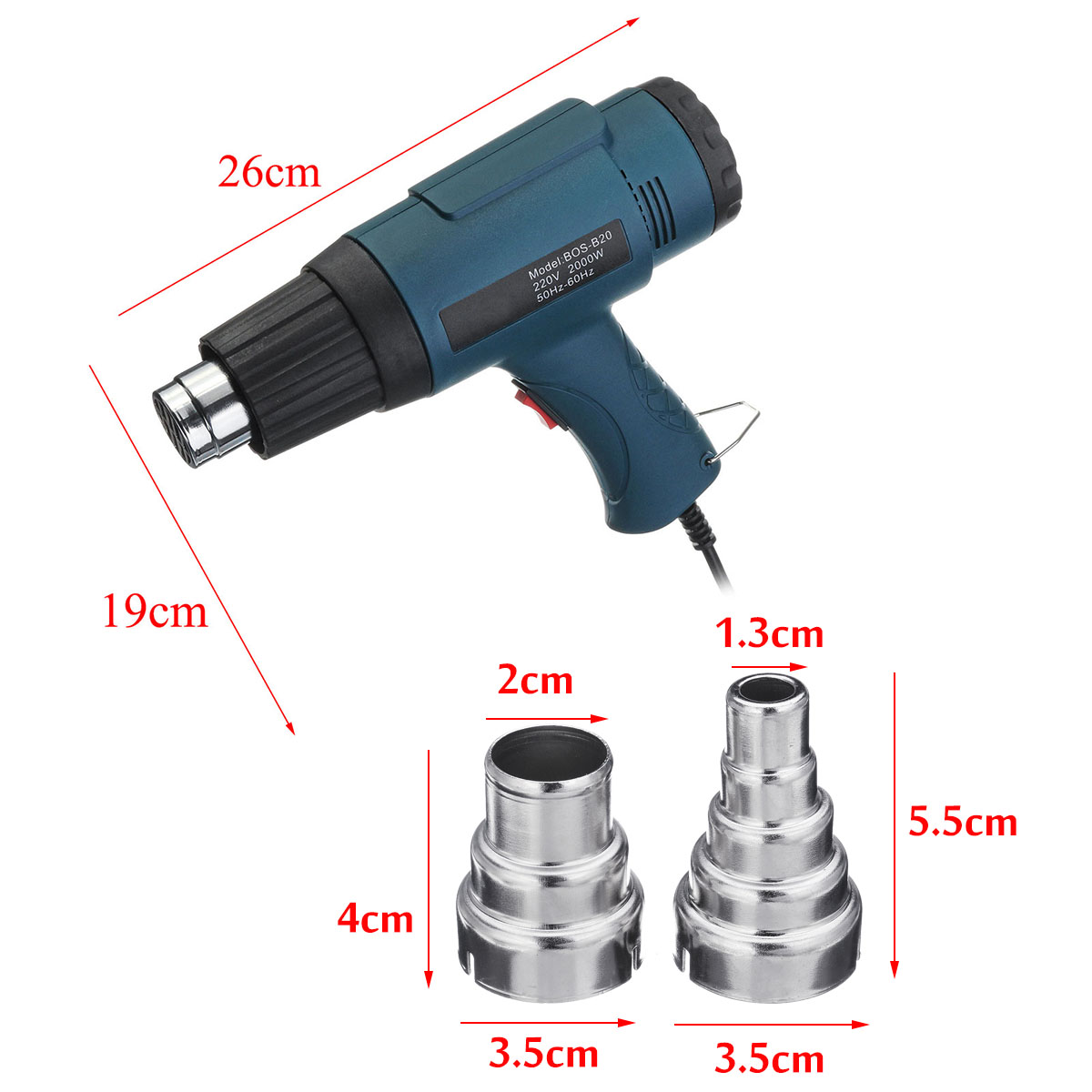 2000W-220V-Industrial-Adjustable-Temperature-Hot-Air-Blower-Rework-Station-with-2Pcs-Nozzles-1525053-10