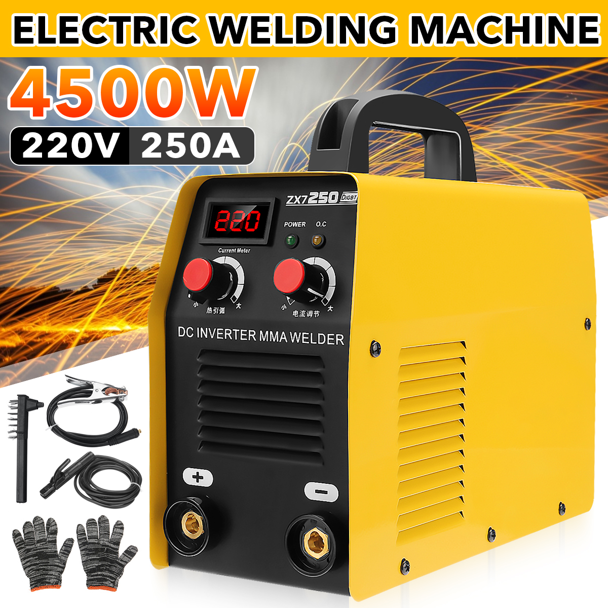 4500W-220V-250A-Mini-Electric-Welding-Machine-IGBT-Inverter-ARC-MMA-Stick-Welder-1845117-2