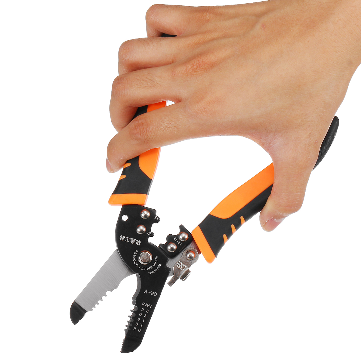 Cable-Wire-Stripper-Cutter-Crimper-Auto-Multi-Functional-Pliers-Tool-1638332-9