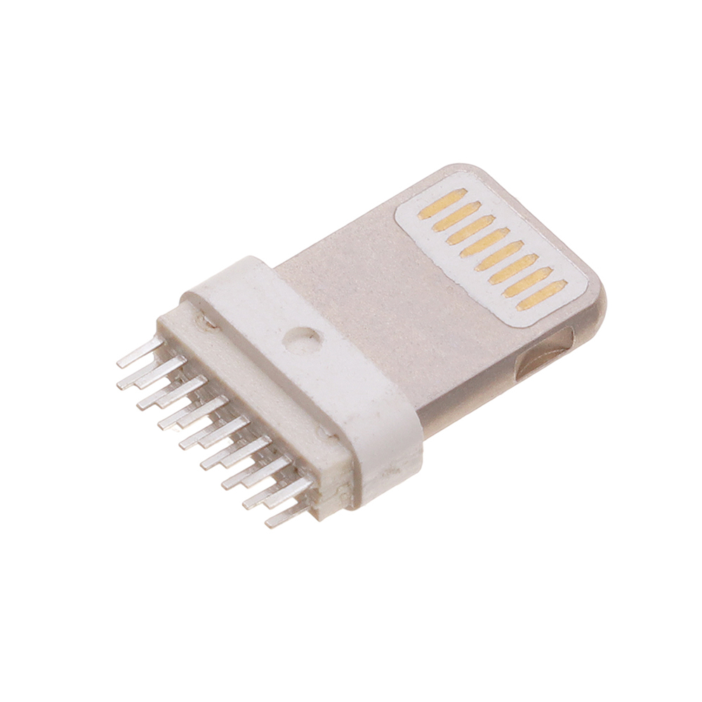 10PCS-USB-Apple-16pin-Male-Wide-Foot-Round-Rubber-73mm15mm-Splint-08mm-Square-Head-Integrated-Plug-1845800-4