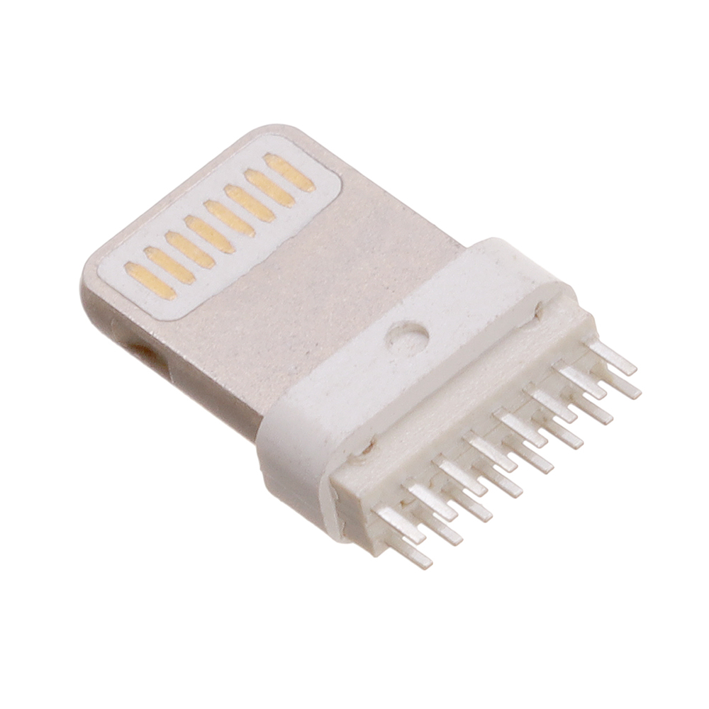 10PCS-USB-Apple-16pin-Male-Wide-Foot-Round-Rubber-73mm15mm-Splint-08mm-Square-Head-Integrated-Plug-1845800-5