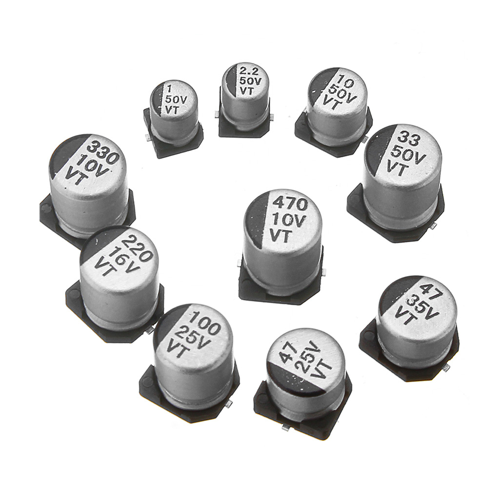 200pcs-10-Values-SMD-Electrolytic-Capacitor-Assorted-Kit-10V-50V-1uF-470uF-With-Storage-Box-1448072-7