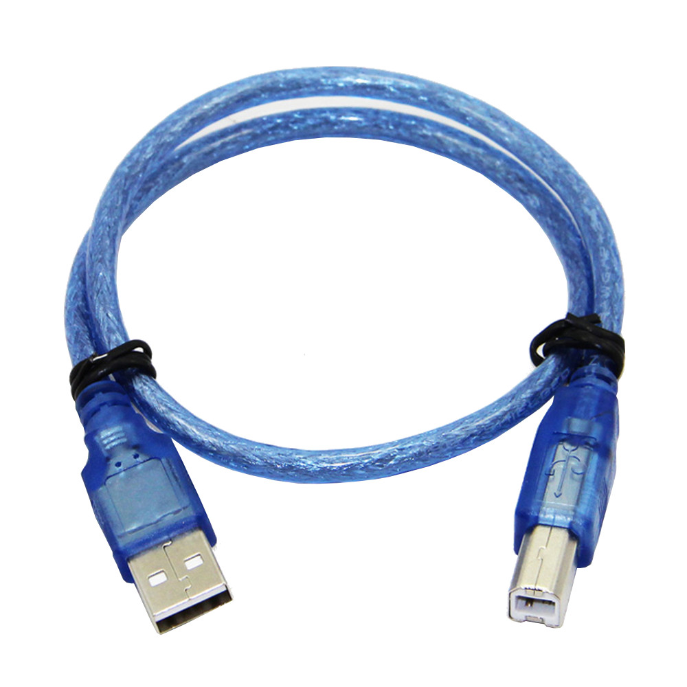 20pcs-30CM-Blue-USB-20-Type-A-Male-to-Type-B-Male-Power-Data-Transmission-Cable-For-1319271-1