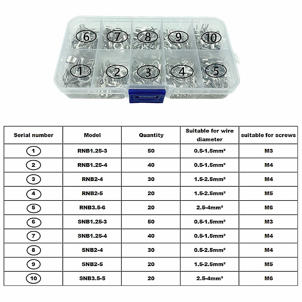 320PCS-Crimp-Terminal-and-Pliers-Set-10-in-1-U-Shaped-O-Shaped-Cold-Pressed-Terminal-Set-Wire-Connec-1973542-1