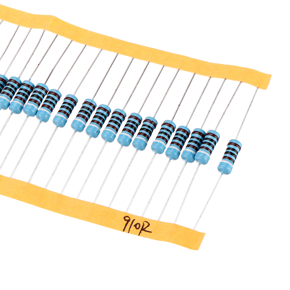 50pcs-1W-910R-Metal-Film-Resistor-1-910-ohm-Resistance-1650608-7