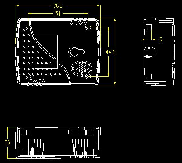 60pcs-75-x-54-x-27mm-DIY-Plastic-Project-Housing-Electronic-Junction-Case-Power-Supply-Box-1168745-4