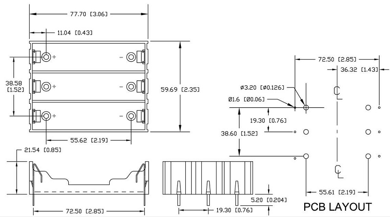 DIY-3-Slot-18650-Battery-Holder-With-Pins-1091843-4