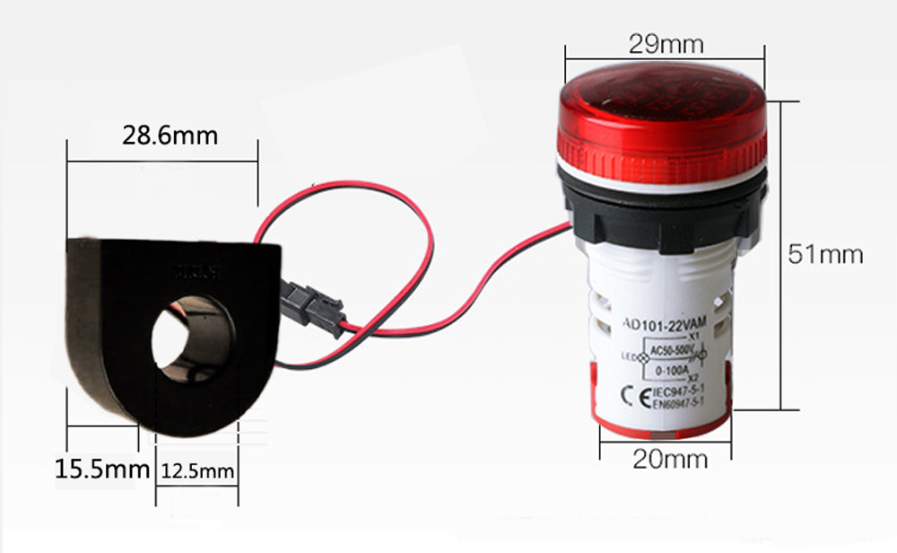 Geekcreitreg-2in1-22mm-AC50-500V-0-100A-Amp-Voltmeter-Ammeter-Voltage-Current-Meter-With-CT-Au23-1488131-9