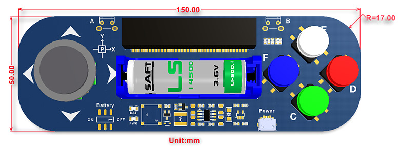 Wavesharereg-Joystick-for-microbit-Gamepad-Module-for-Microbit-Joystick-and-Buttons-Expansion-Board-1753554-1