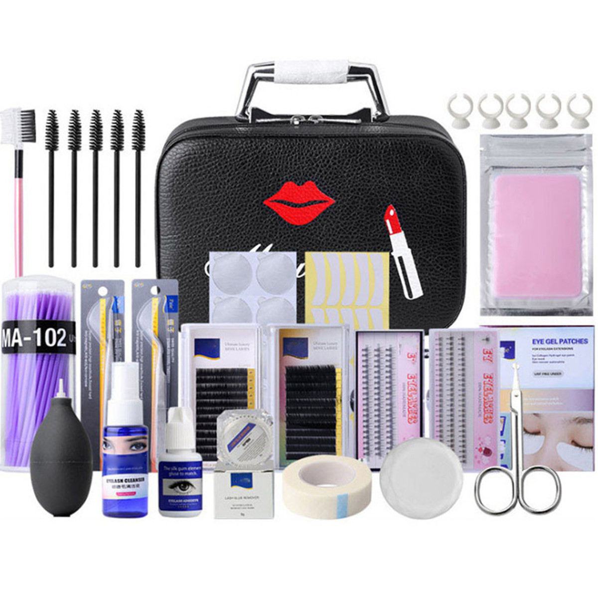 22pcs-Lash-Starter-Kit-Eyelash-Extension-Makeup-Practice-Set-Bag-False-Eyelash-Extension-Training-Ma-1942501-15