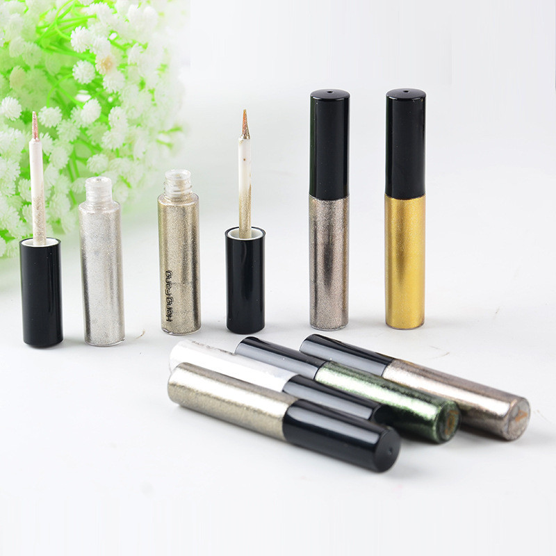 HengFang-Glitter-Waterproof-Eyeliner-Liquid-White-Gold-Metallic-Makeup-Eyes-Liner-Color-Pigment-1173829-2