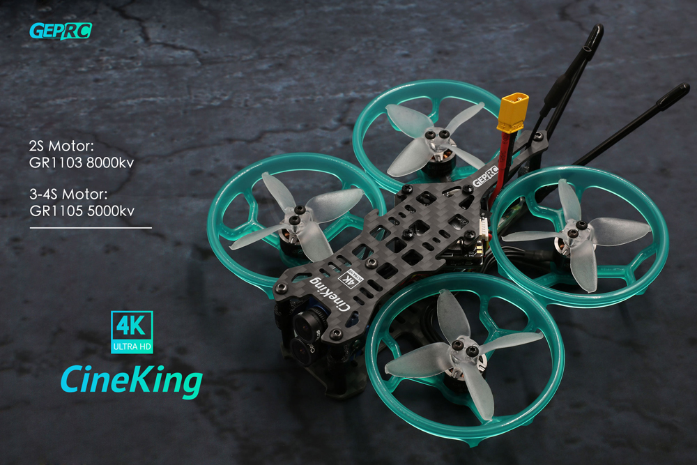 GEPRC-CineKing-4K-95mm-2S-2-Inch-FPV-Racing-Drone-BNFPNP-1103-8000KV-Motor-F4-FC-OSD-12A-BLheli_S-ES-1560477-1