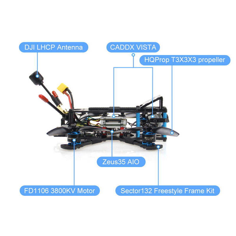 HGLRC-Sector132-HD-132mm-4S-FPV-Racing-RC-Drone-DJI-Air-Unit-Version-Zeus35-AIO-Flight-Controller-1662555-5