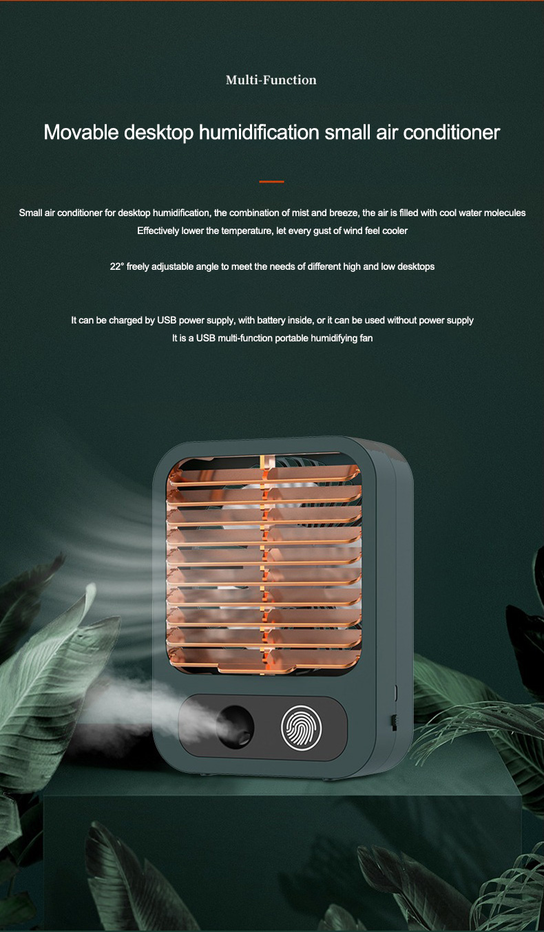 Bakeey-2021-Mini-Portable-Handheld--Fan-Air-Conditioner-Humidifier-Rechargeable-Mist-Spray-Summer-Co-1847979-3
