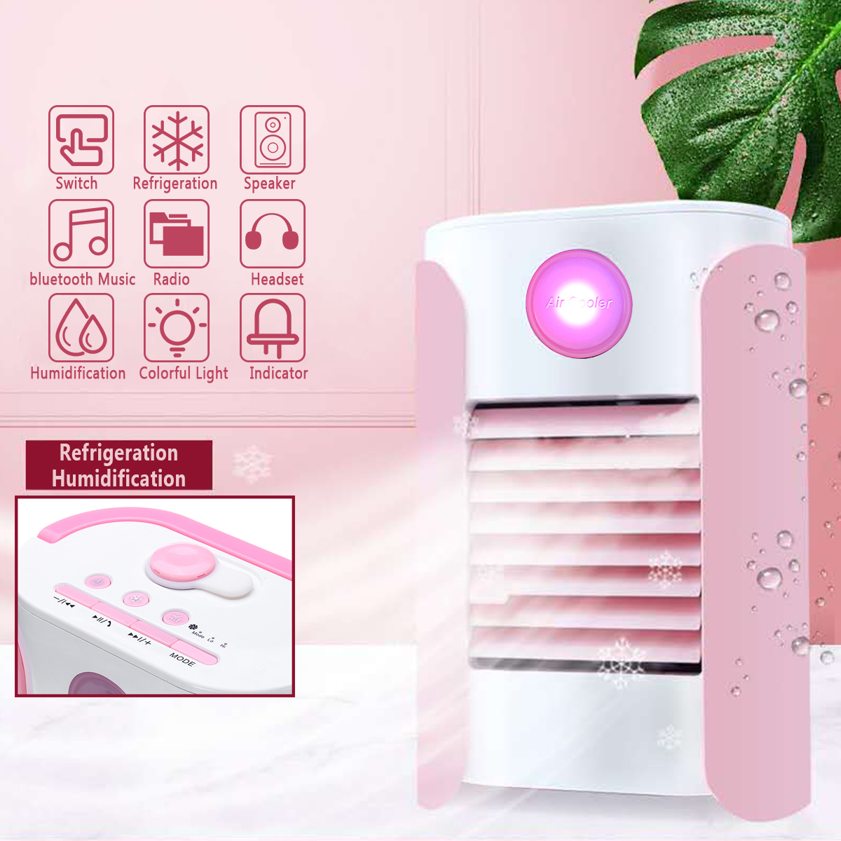 Multi-function-Air-Conditioner-Cooler-Fan-Humidifier-bluetooth-FM-Radio-Speaker-1519139-3
