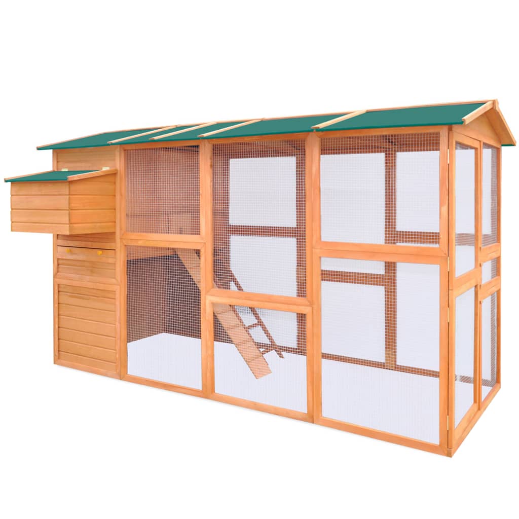 EU-Direct-vidaXL-170411-Chicken-Coop-Wood-295x163x170-cm-House-Pet-Supplies-Rabbit-House-Pet-Home-Pu-1950549-3