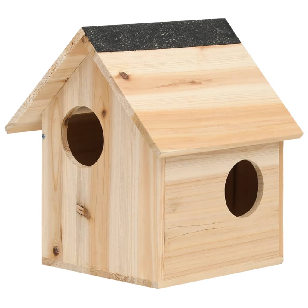 EU-Direct-vidaXL-314821-Outdoor-Squirrel-House-Solid-Firwood-26x25x29-cm-Pet-Supplies-Dog-House-Pet--1952445-1