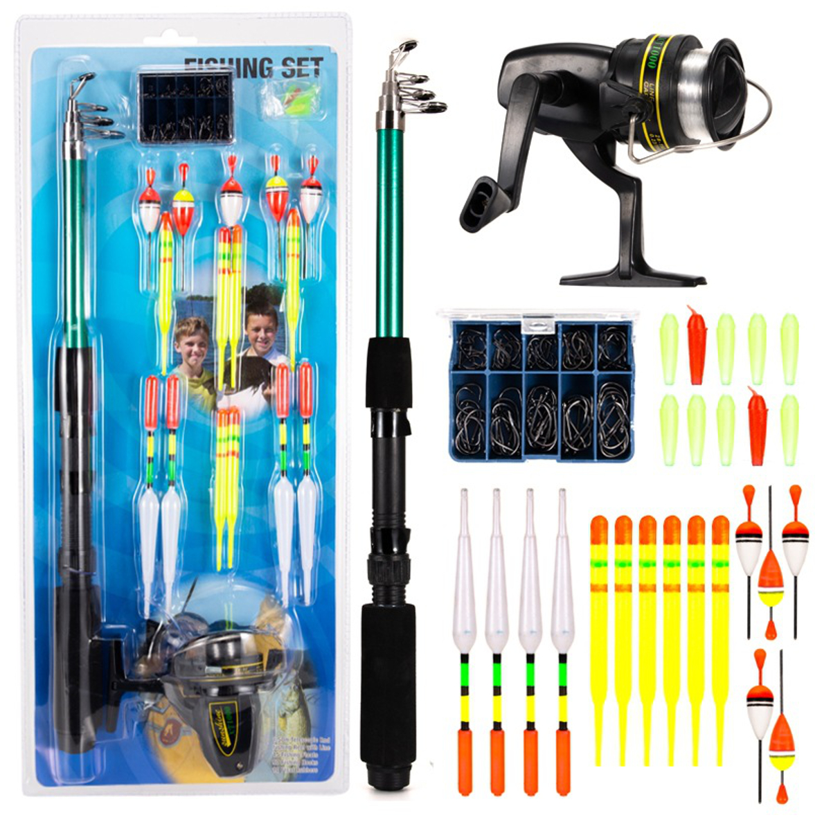 127PCS-Fishing-Tool-Set-Fishing-Rod-And-Reel-Combination-Portable-Storable-Lightweight-Fishing-Gear--1861421-2