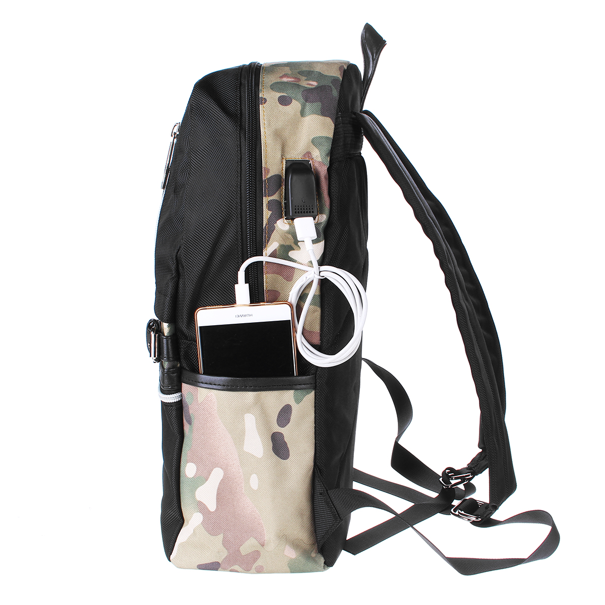 295x125x435cm-Anti-Theft-Waterproof-Backpack-With-USB-Charging-Port-Outdoor-Travel-Fishing-Bag-1287206-4