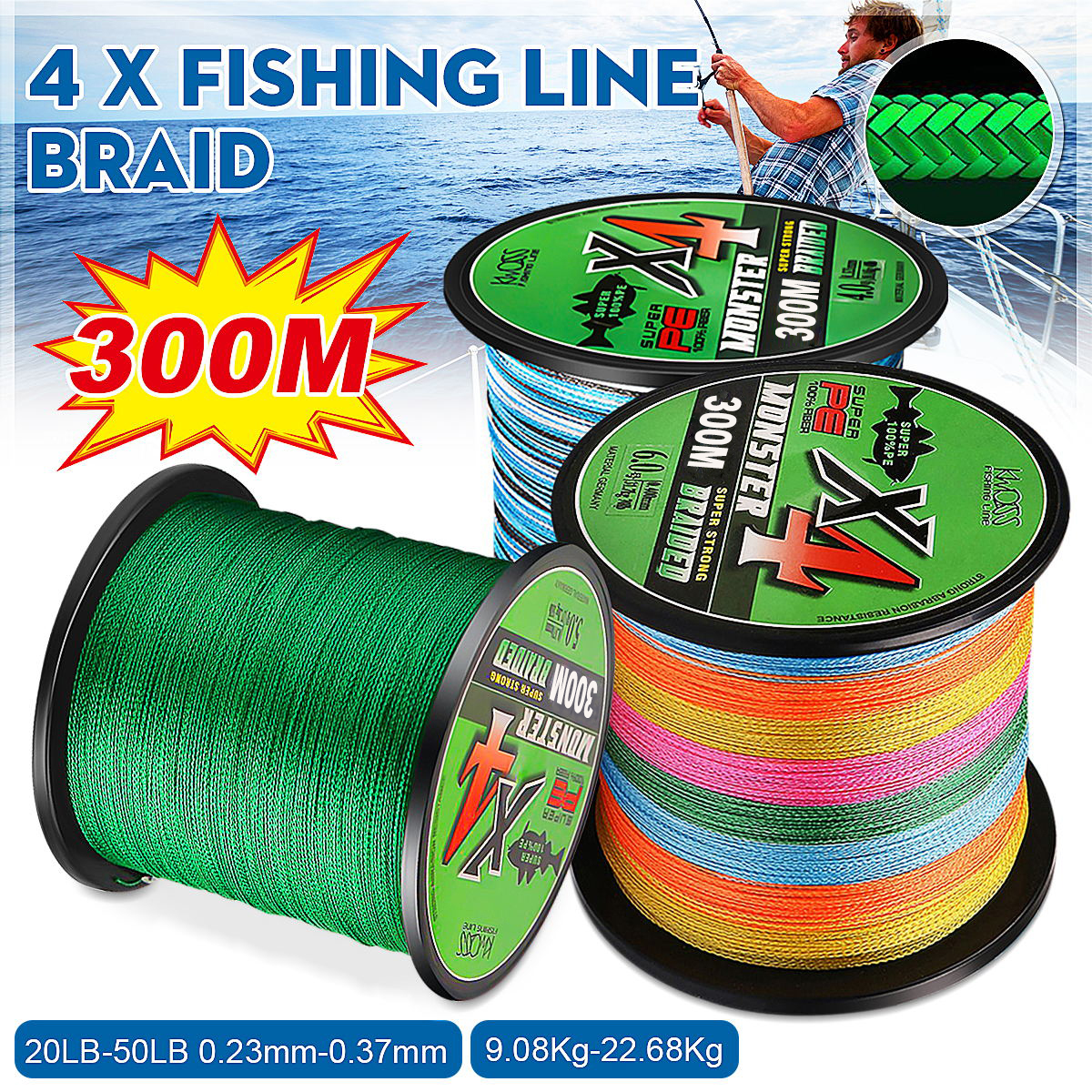 300m-Fishing-Line-Ultra-Strong-Braided-20304050lb-PE-Line-Fishing-Tackle-1865976-1