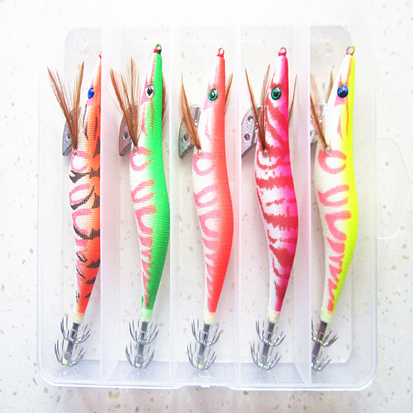 5-pcs-135cm20g-Wood-Shrimp-Squid-Lures-Bait-Bass-Hooks-908474-1