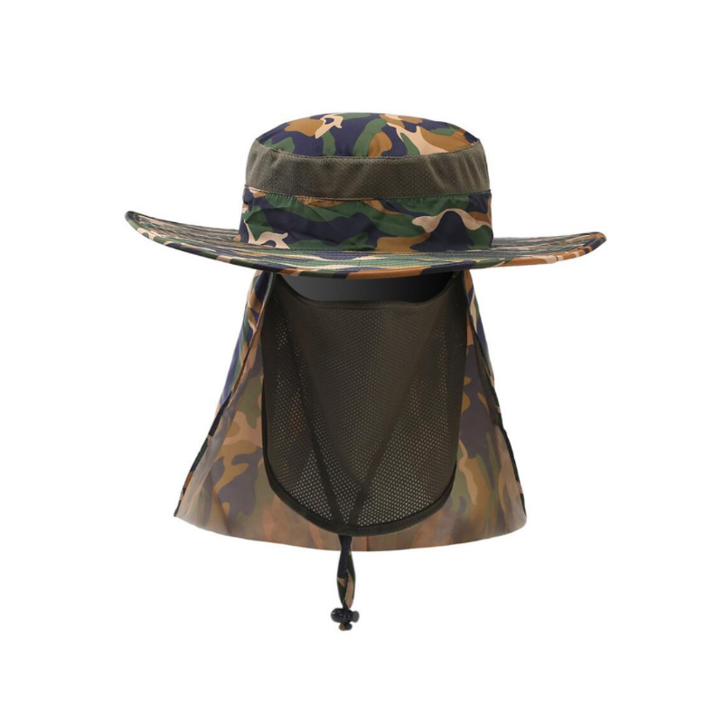 AOTU-Camouflage-Fishing-Hat-Adjustable-Anti-UV-Anti-Mosquito-Mesh-Mask-Camping-Hunting-Neck-Cover-Pr-1648503-3