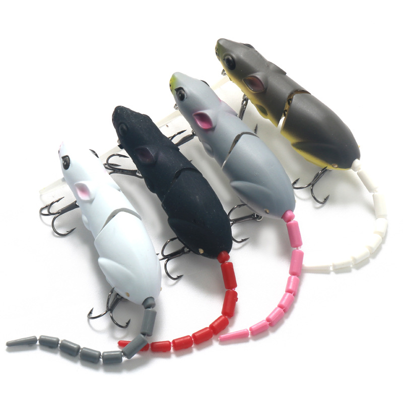 WS-N-027-1pc-155g-85mm-Artificial-Mouse-Fishing-Lure-Swimbait-2-Segment-Bait-Lifelike-Rat-Lure-For-F-1346278-6