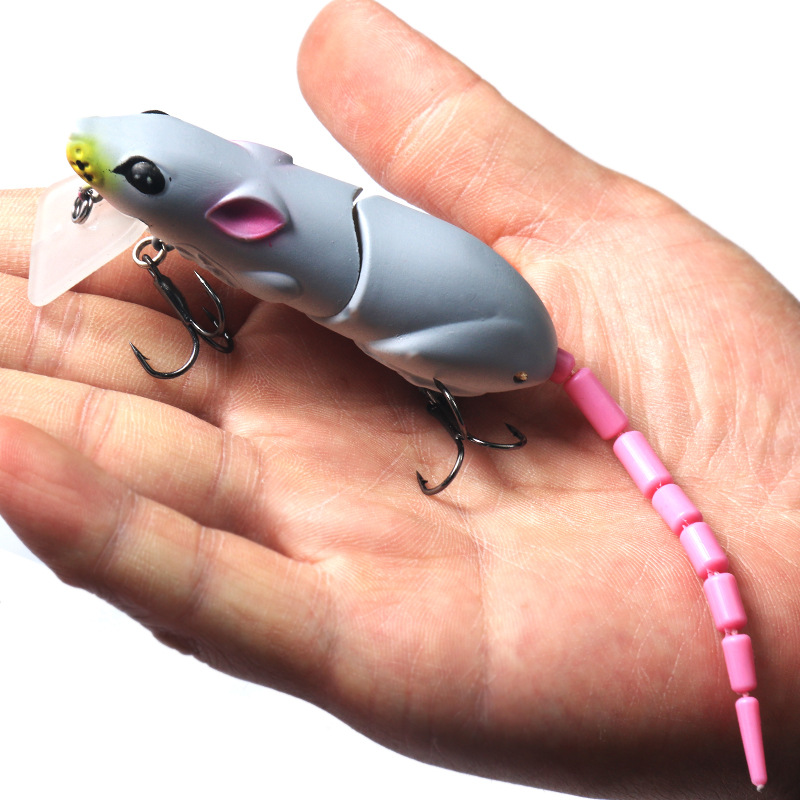 WS-N-027-1pc-155g-85mm-Artificial-Mouse-Fishing-Lure-Swimbait-2-Segment-Bait-Lifelike-Rat-Lure-For-F-1346278-7