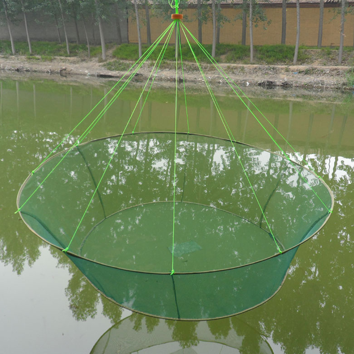 ZANLURE-Foldable-Fishing-Net-Prawn-Bait-Minnow-Crab-Shrimp-Drop-Harbour-Pond-Mesh-1129481-5